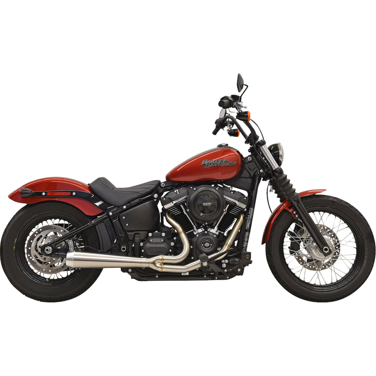 Bassani Xhaust 2-Into-1 Road Rage III Exhaust System 49-State Stainless - 1S72SSE For Harley Softail 2018-2025