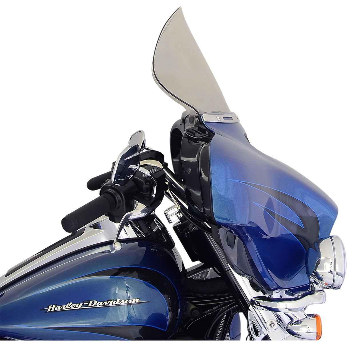 Klock Werks Flare® Windshield 11-1/2" Tint - KWW-01-0205-2014 For Harley Touring 2014-2025