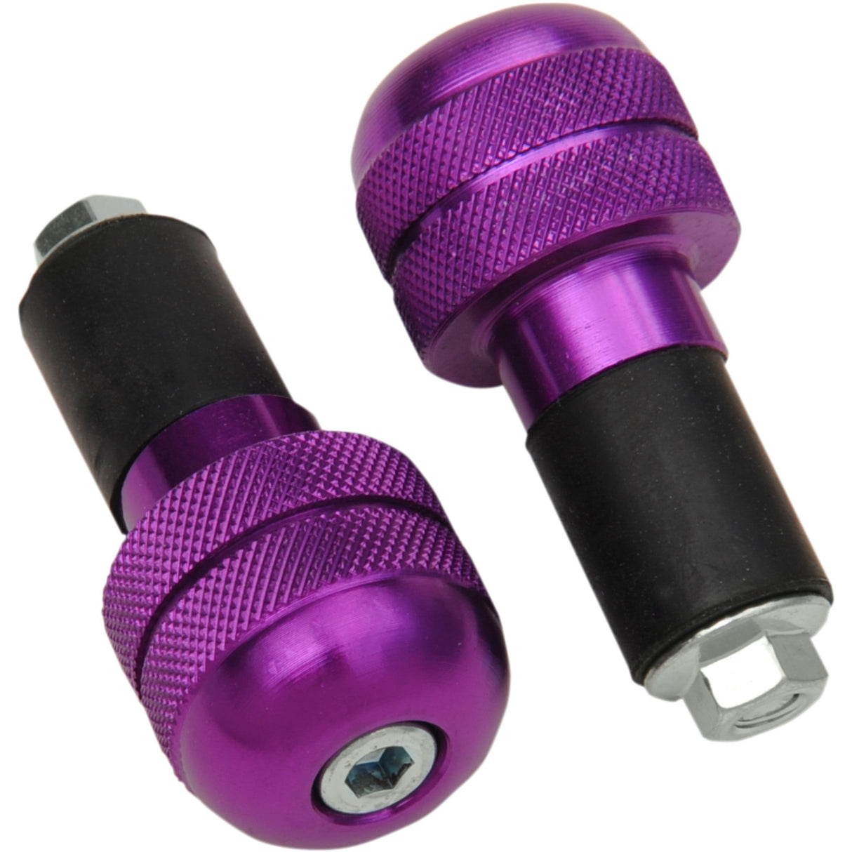 K&S TECHNOLOGIES 156007 15-6007 Anti-Vibration Handlebar End Bar End - Anti-Vibrating - Purple