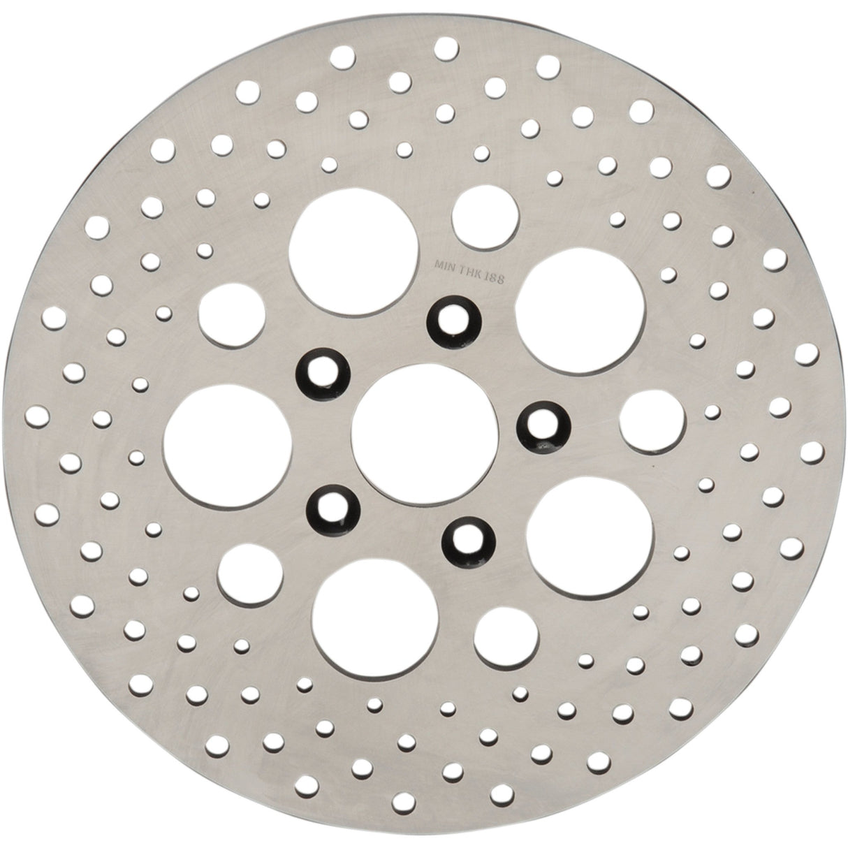 Drag Specialties Stainless Steel Drilled Brake Rotor 11.5" For Harley 1979-1991