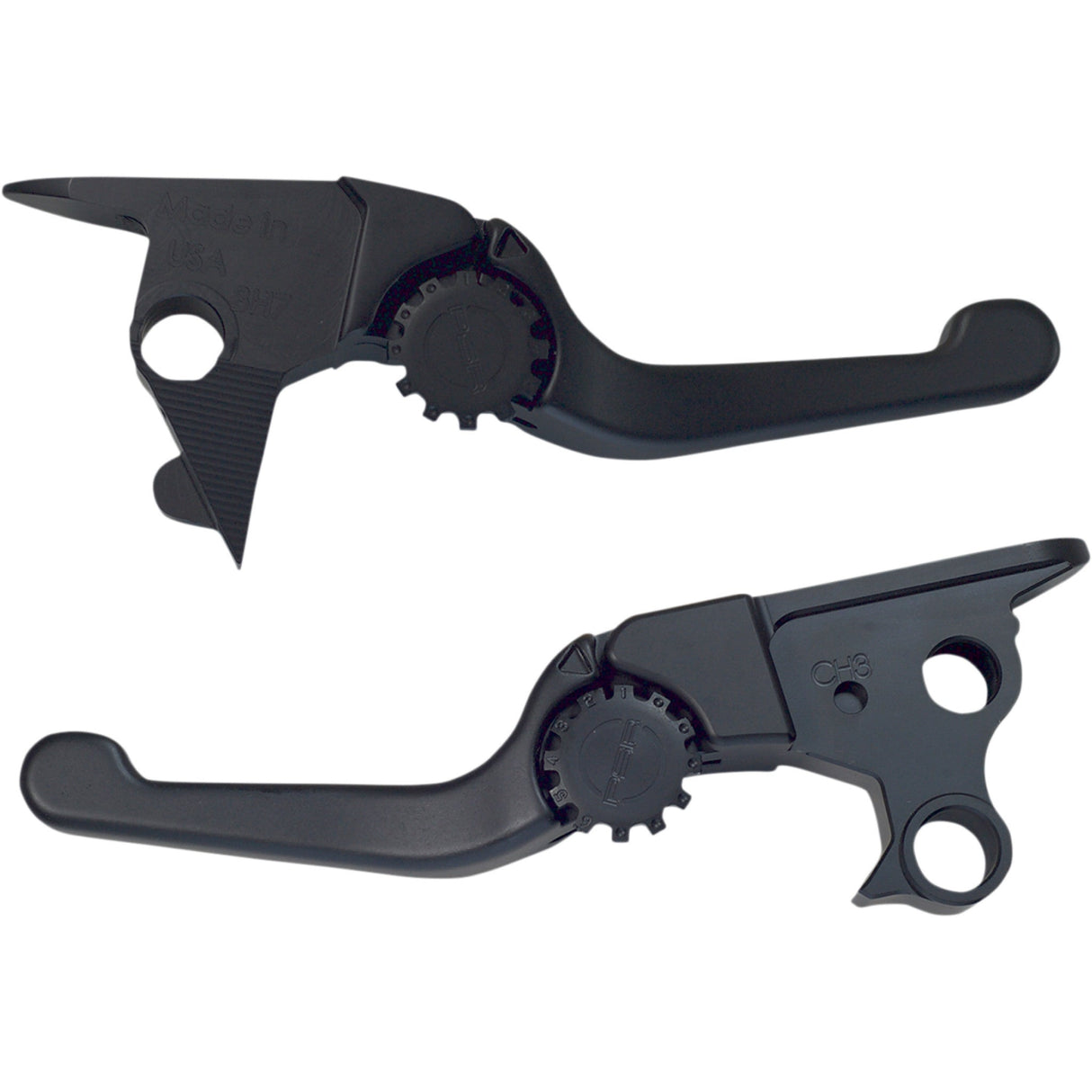 PSR Anthem Shorty Lever Set Black - 12-01656-22 For Harley Softail 2015-2024