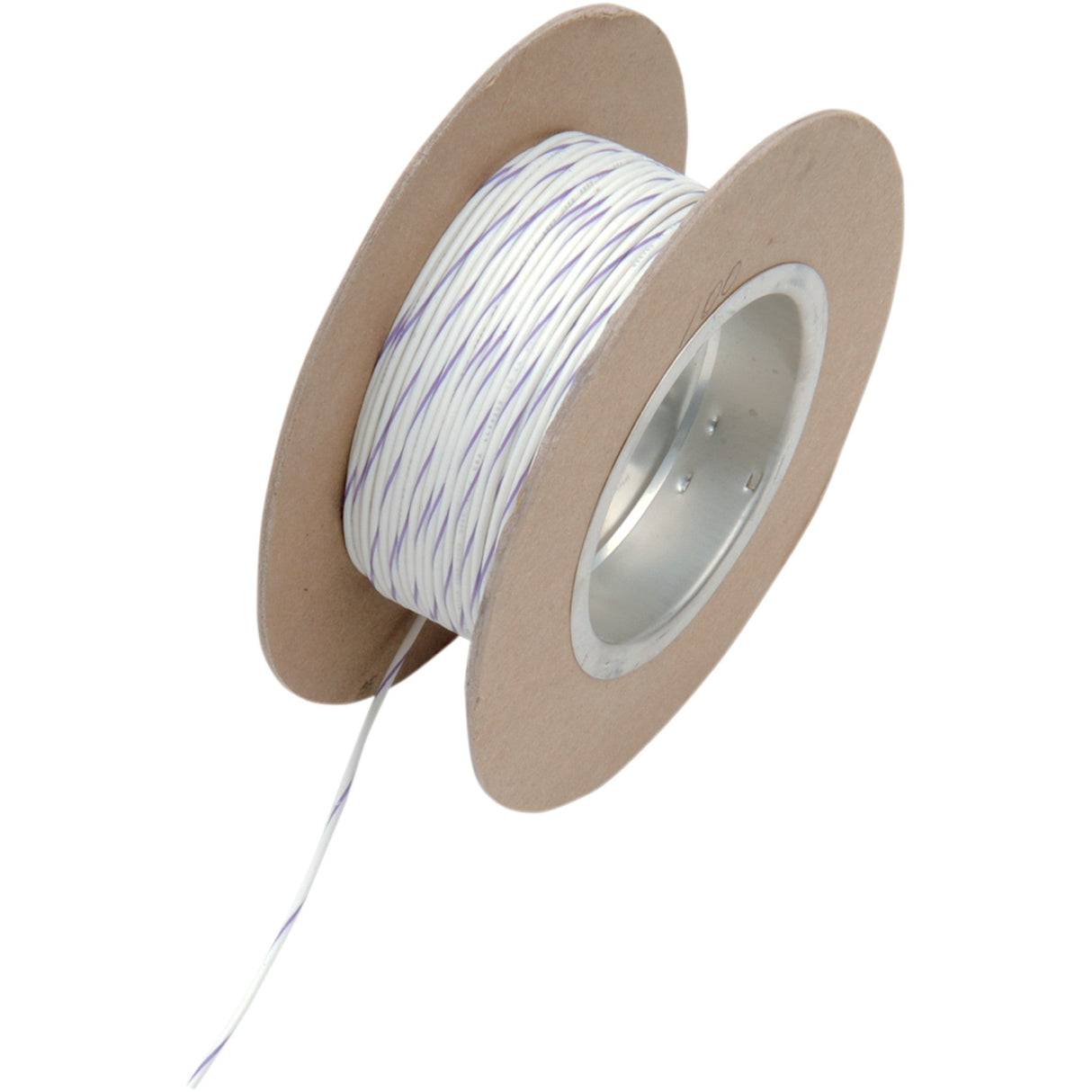 NAMZ 2120-0526 NWR-97-100 OEM Color Wire Spool 100' Wire Spool - 18 Gauge - White/Violet