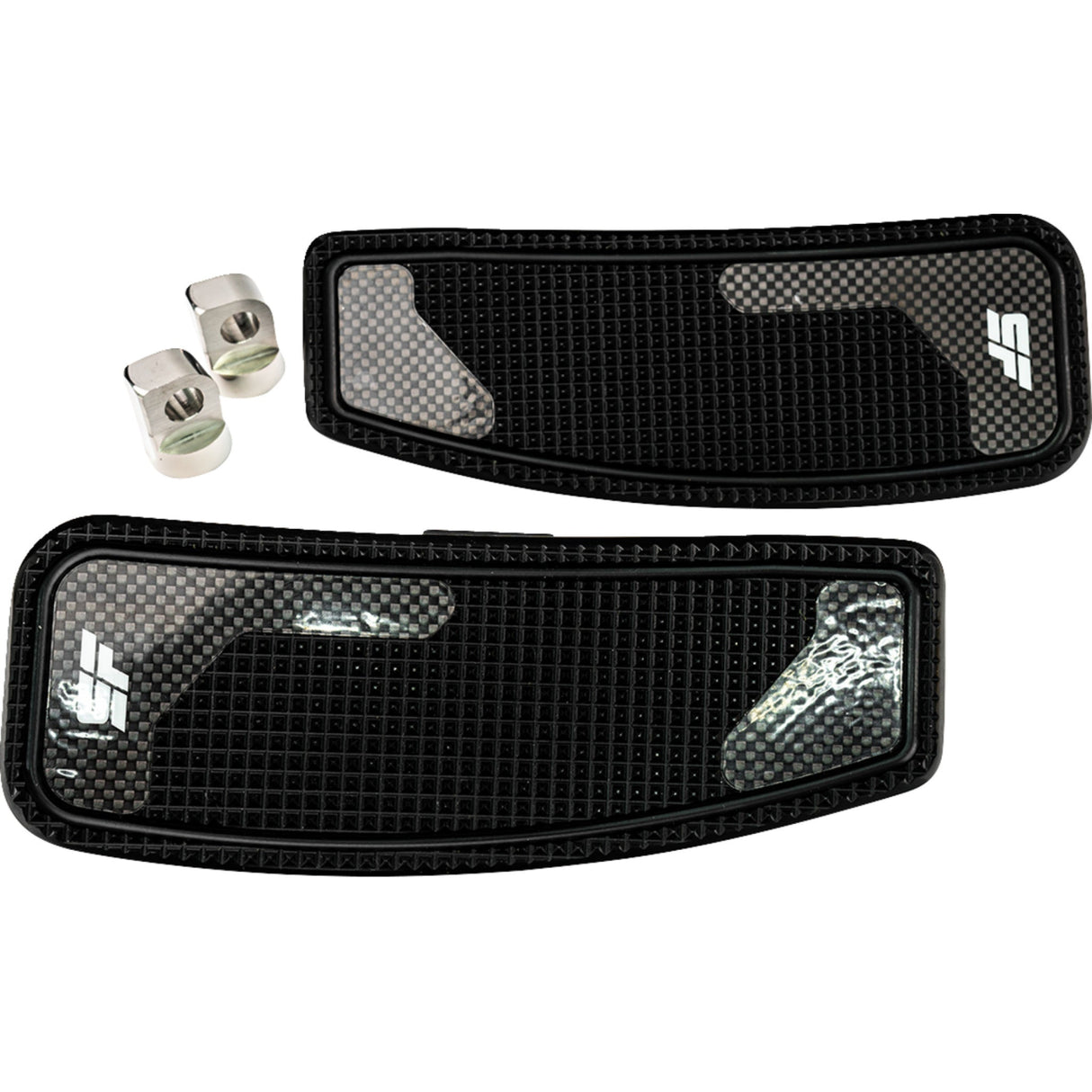 Slyfox Mini Floorboards Black Anodized Male Mount - SF-906-00-1 For Harley Motorcycles 1986-2023