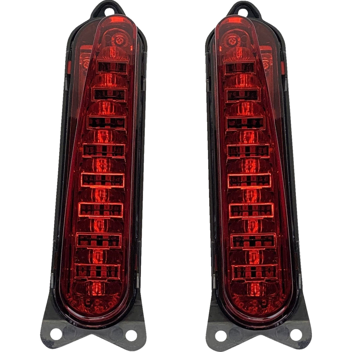 Custom Dynamics ProBEAM® LED Taillights Run Brake Turn Red - PB-13-CVO-R For Harley Touring 2009-2022