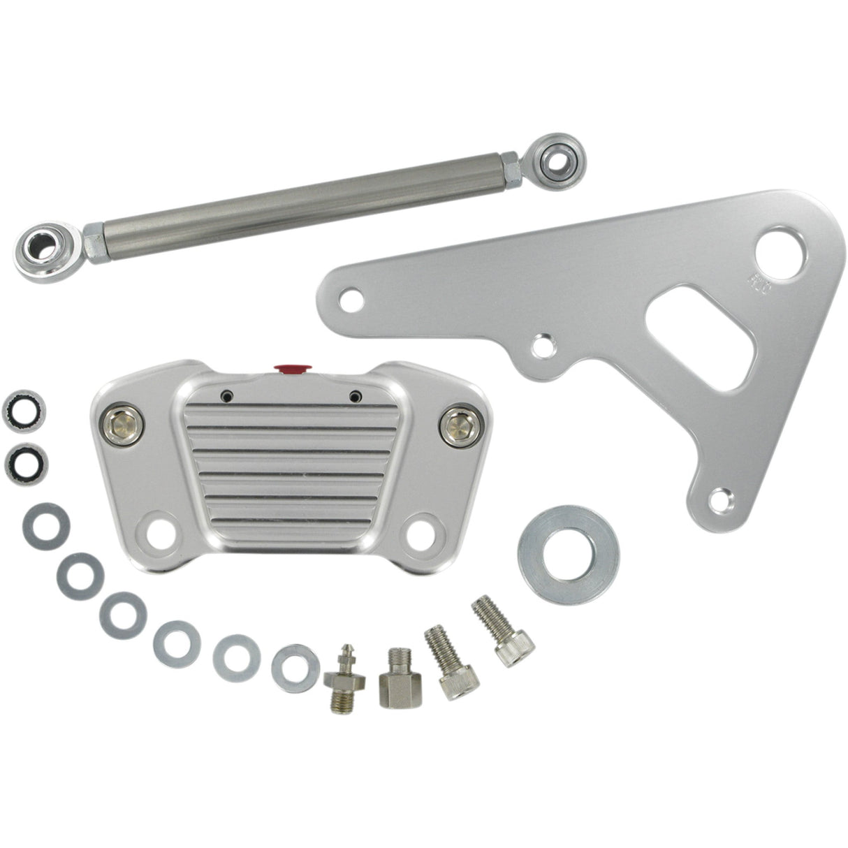 GMA ENGINEERING BY BDL 1701-0213 GMA-R10 Custom Billet Aluminum Rear Brake Caliper Rear Caliper - 10" Rotor - Clear Anodized