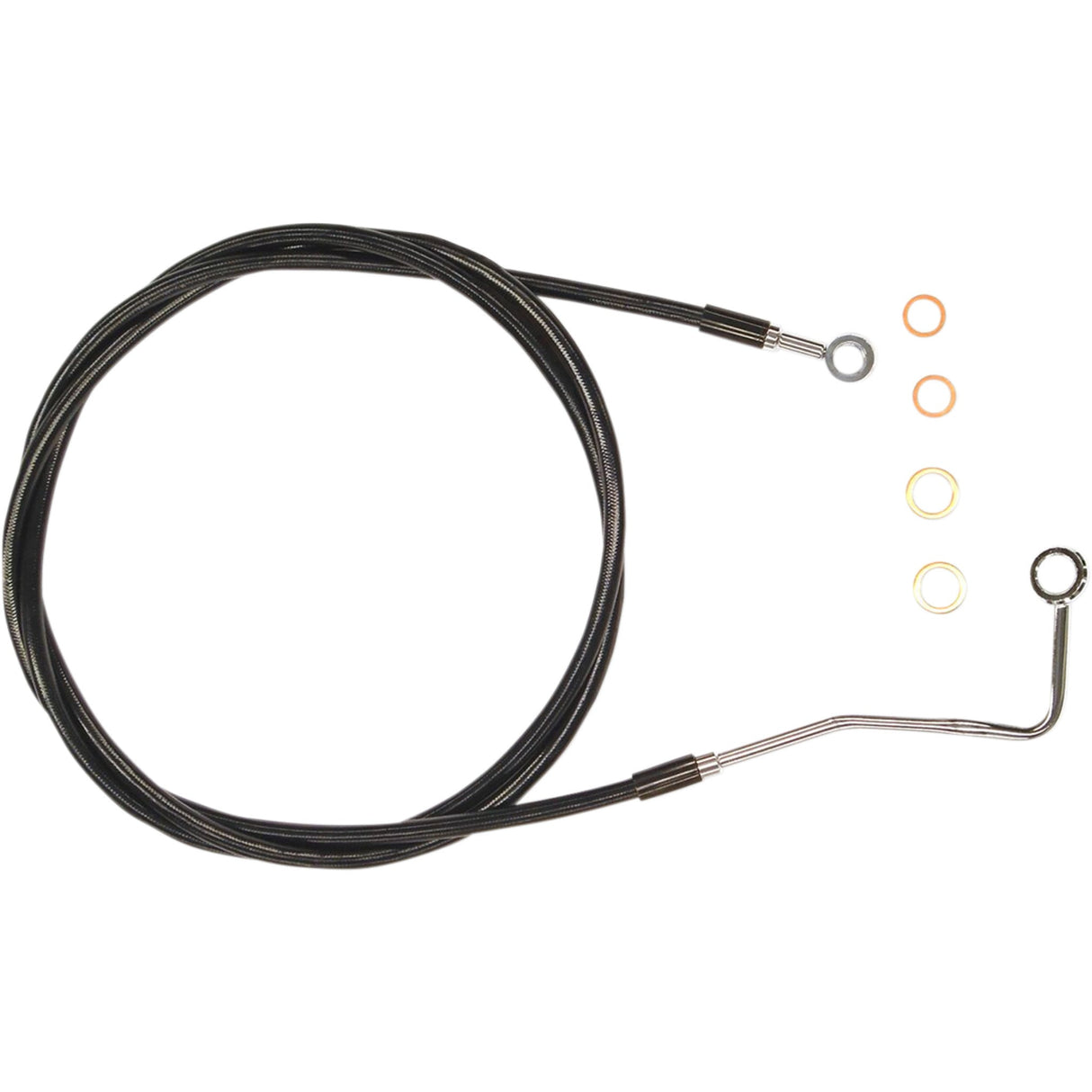 MAGNUM SHIELDING XR Stainless Upper Brake Line - Black