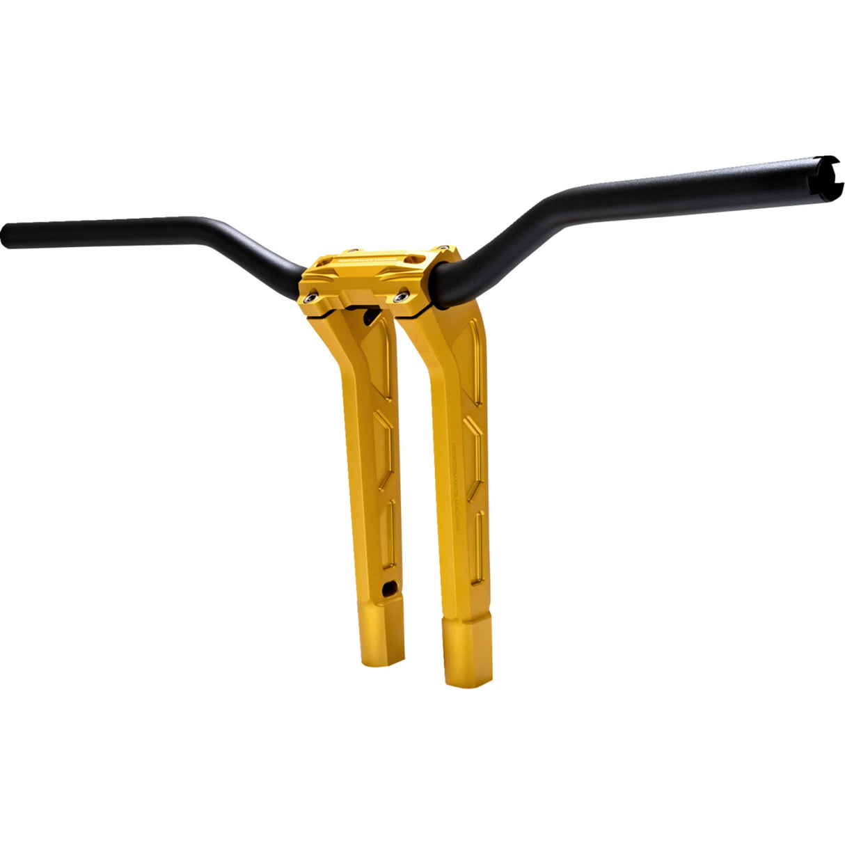 PERFORMANCE MACHINE (PM) 0602-1567 0208-2197M-SMG Phatbar & Riser Kit internal wiring/gauge mount holes - 11-1/2" - gold ops