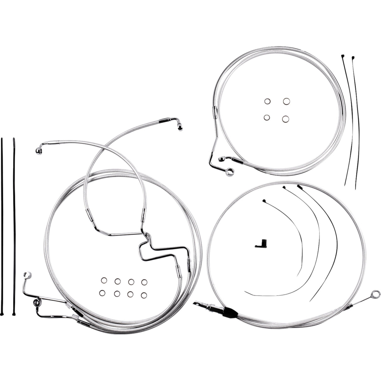 Magnum Shielding Cable Kit - 3871228 For Harley Road King 2021-2023