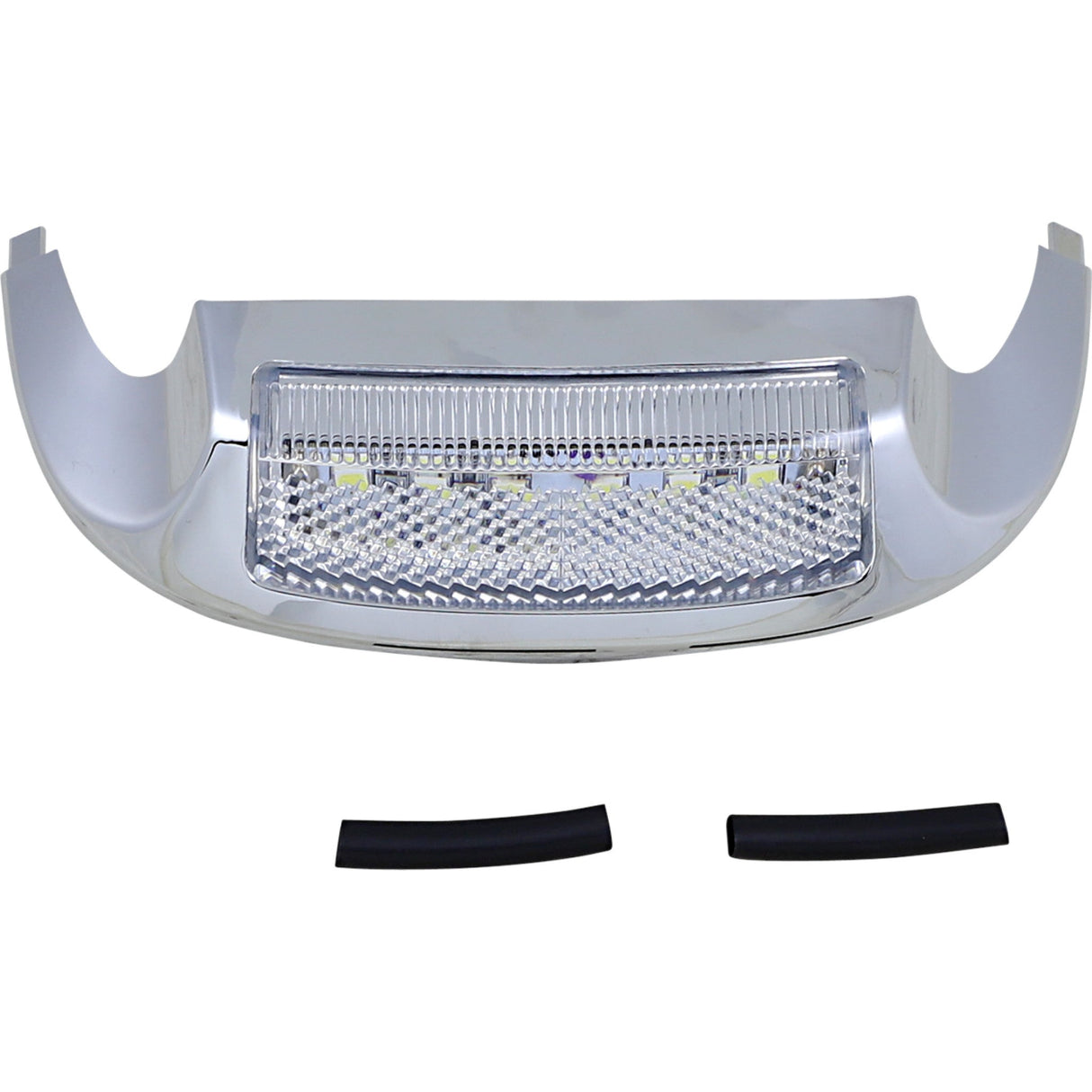 CUSTOM DYNAMICS 2040-1624 GEN-FT-WC Front LED Fender Tip - White LED/Clear Lens - Chrome