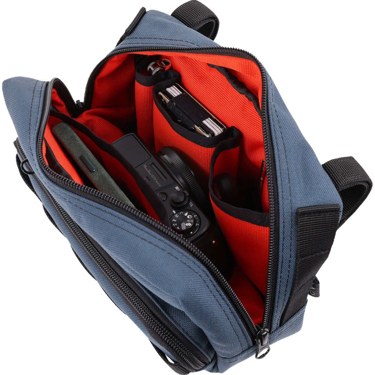 THRASHIN SUPPLY CO. 3510-0205 THB-0026 Handlebar Bag Plus - Blue