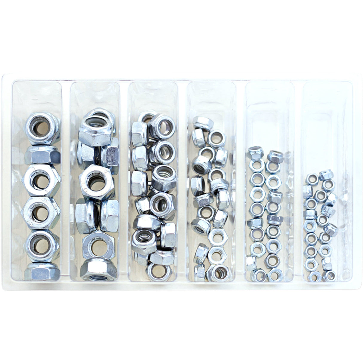 BOLT 2402-0241 SV-NYLOCK Metric Nut Assortment Nut Assortment - Nylock