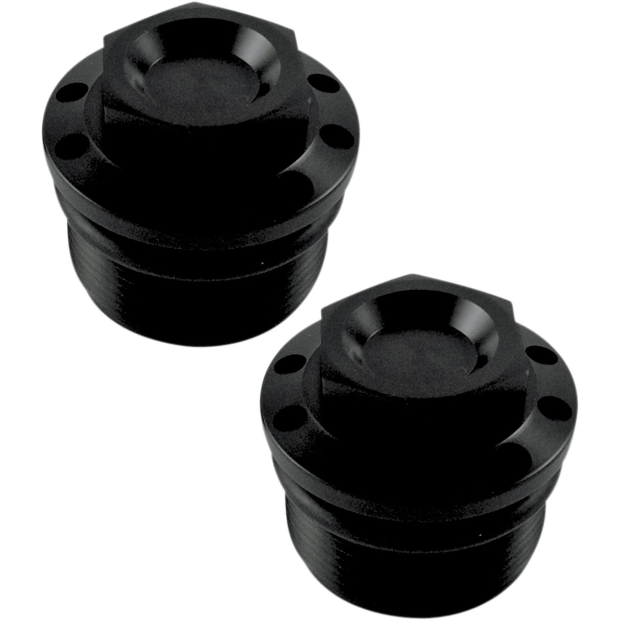 JOKER MACHINE 0409-0013 10-310B Fork Tube Caps - 39 mm - Black