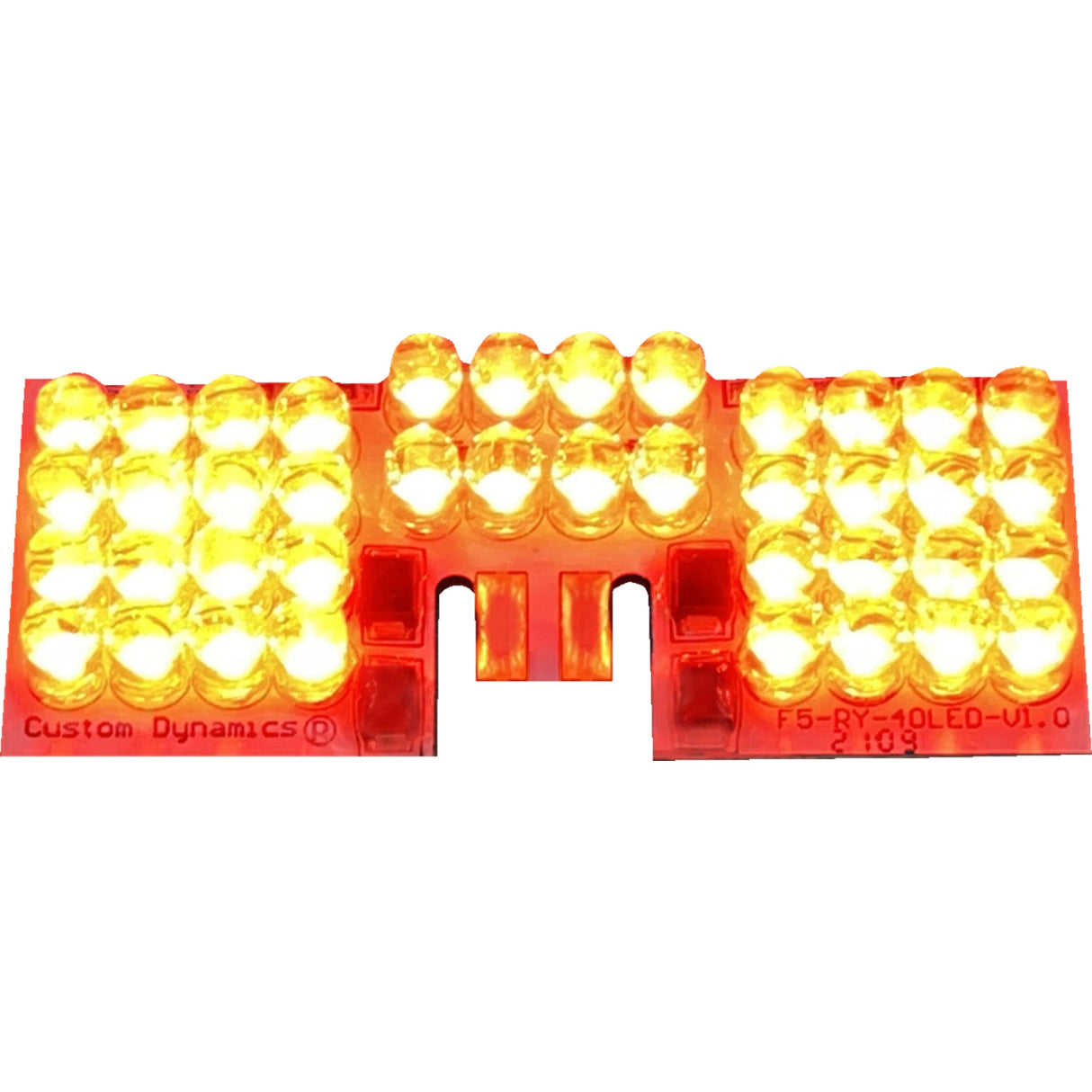 CUSTOM DYNAMICS 2060-0453 GEN-FT-R-RUN LED Fender Tip Board s - red