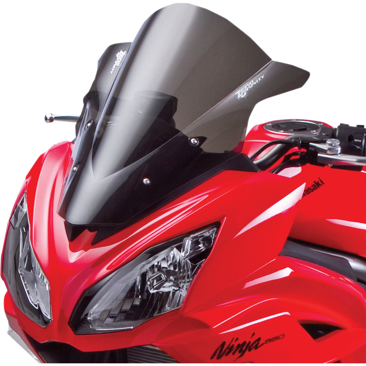 ZERO GRAVITY 2301-1960 16-207-02 Double Bubble Windscreen light smoke - ninja 650