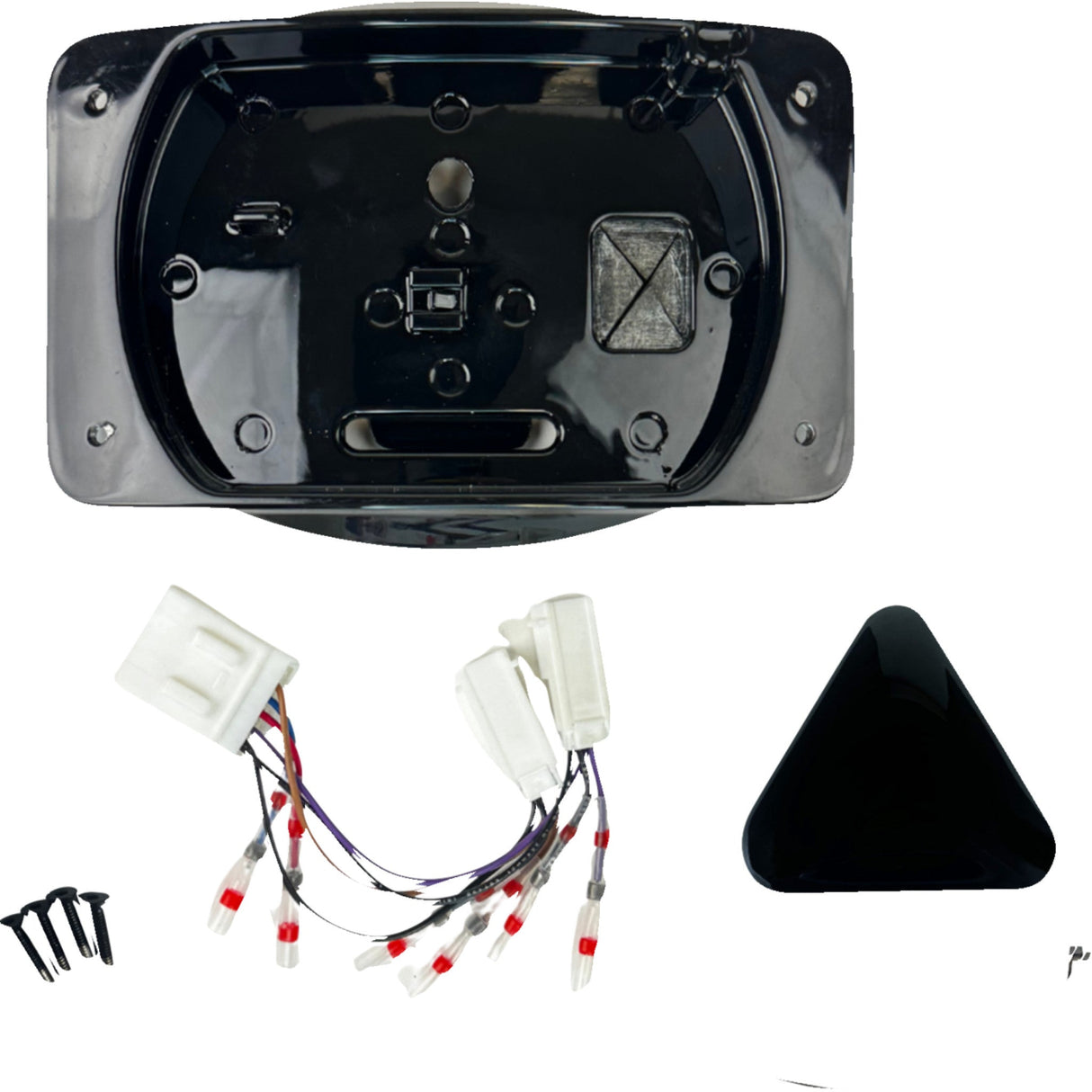 Custom Dynamics Taillight Eliminator License Plate Mount Black - CD-ELIM-TL-B For Harley Motorcycles 1999-2024