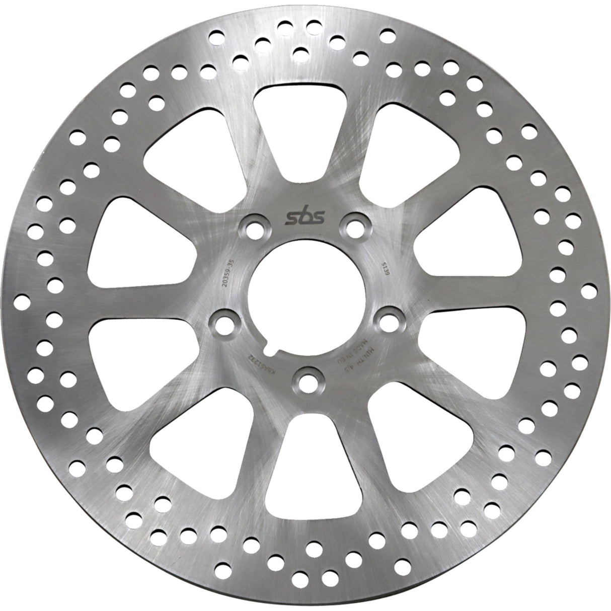 SBS Stainless Steel Brake Rotor Front 11.5" - 5139 For Harley Motorcycles 2000-2018