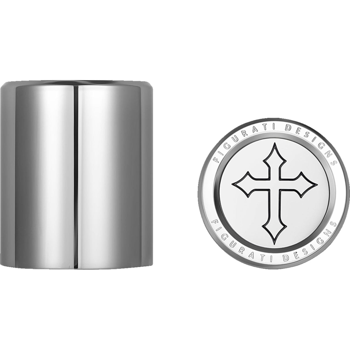 FIGURATI DESIGNS 3550-0359 FD41-DC-2730-SS Docking Covers cross - silver