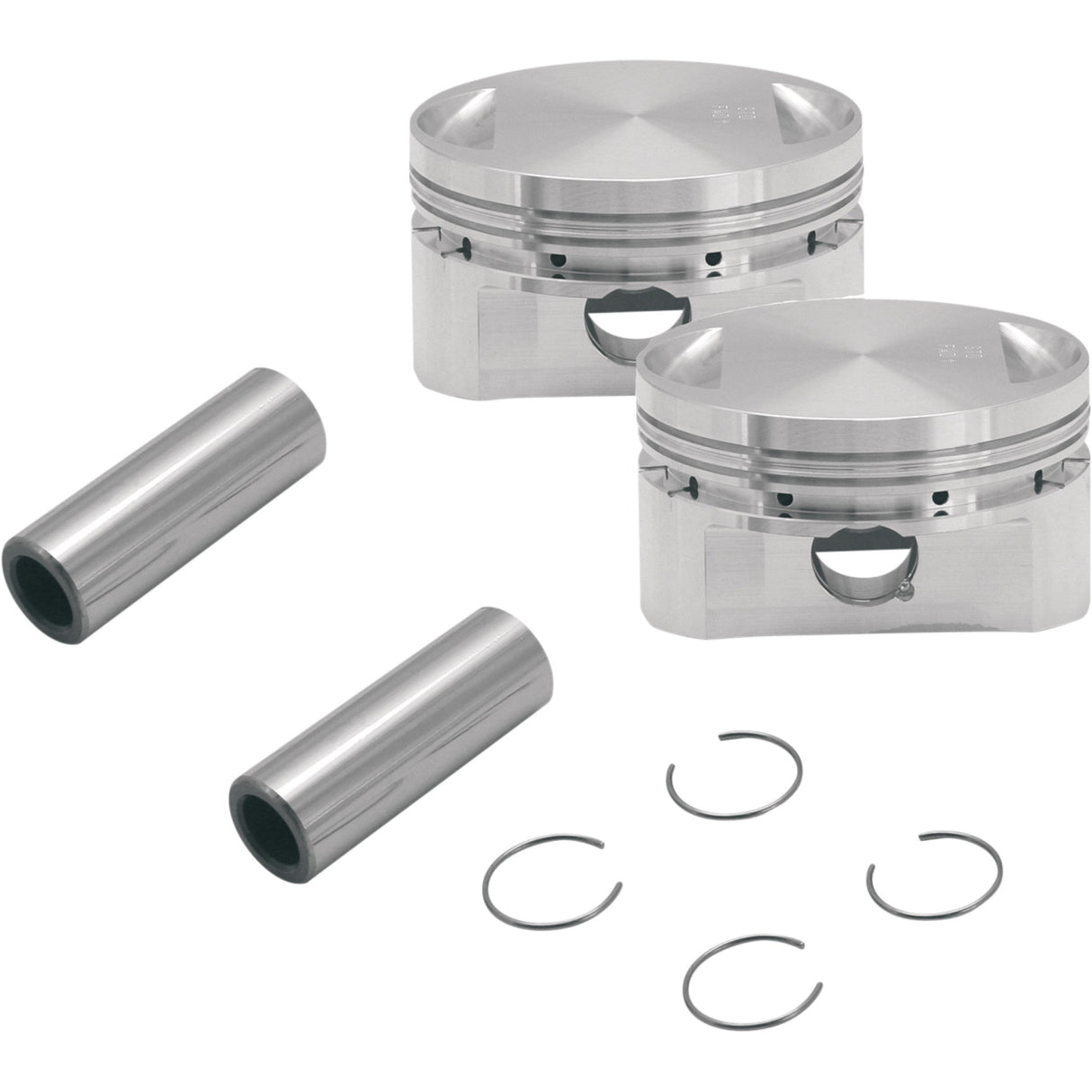 S&S CYCLE 0910-1936 106-5554 Piston Kit for S&S Motors - for 89" Stroker Kit - 3.5" - Standard