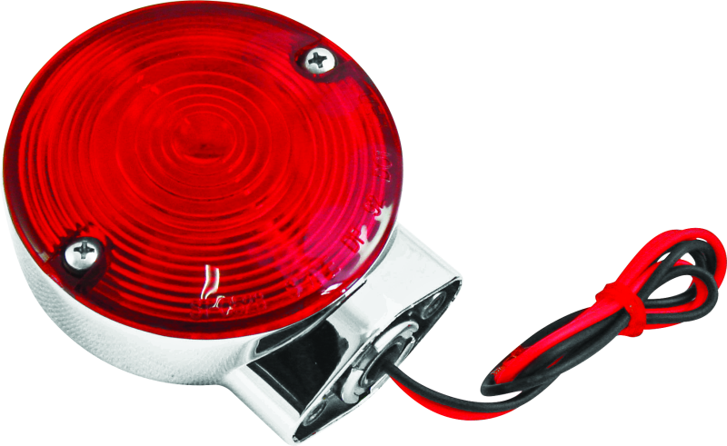 Biker's Choice Bikers Choice Flst Fxrt 2 Filament Turn Signal Lamp W Red Lens - 490177 For Harley Softail / Sport / Tour / Touring 1986-2006
