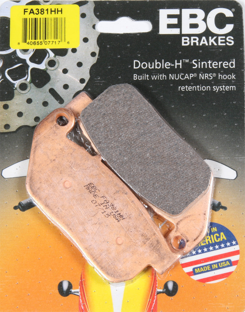 Ebc 15-381H FA381HH BRAKE PADS FA381HH DOUBLE-H SINTERED