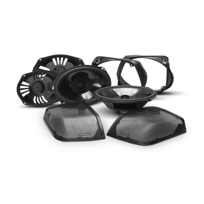 Rockford Fosgate 2014+ Harley Davidson Motorcycle 6 X 9 Pwr Rear Audio Kit - TMS69BL14 For Harley Touring 2014-2021