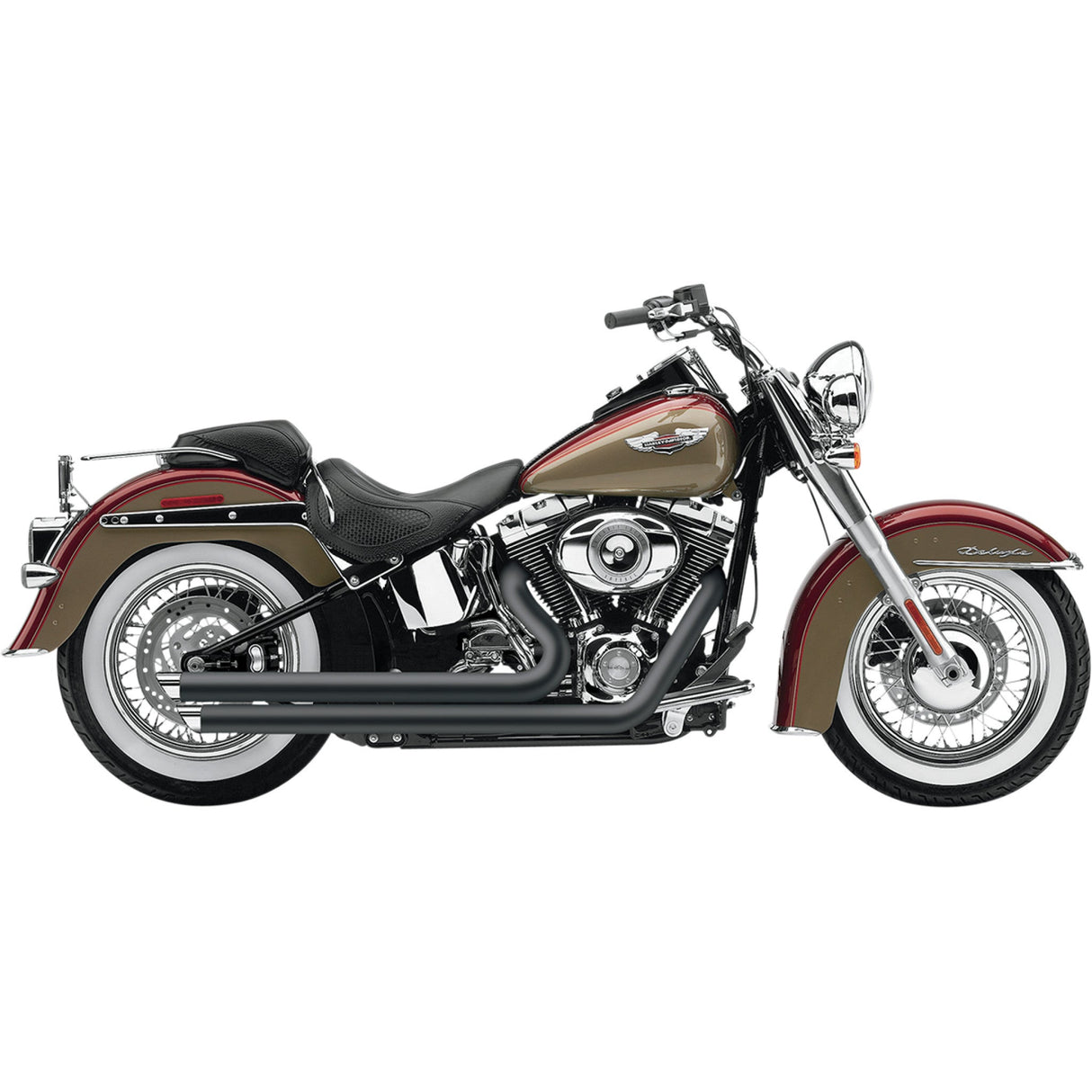 COBRA 1800-1398 6852B Speedster Slashdown Exhaust System - '12-'17 Softail