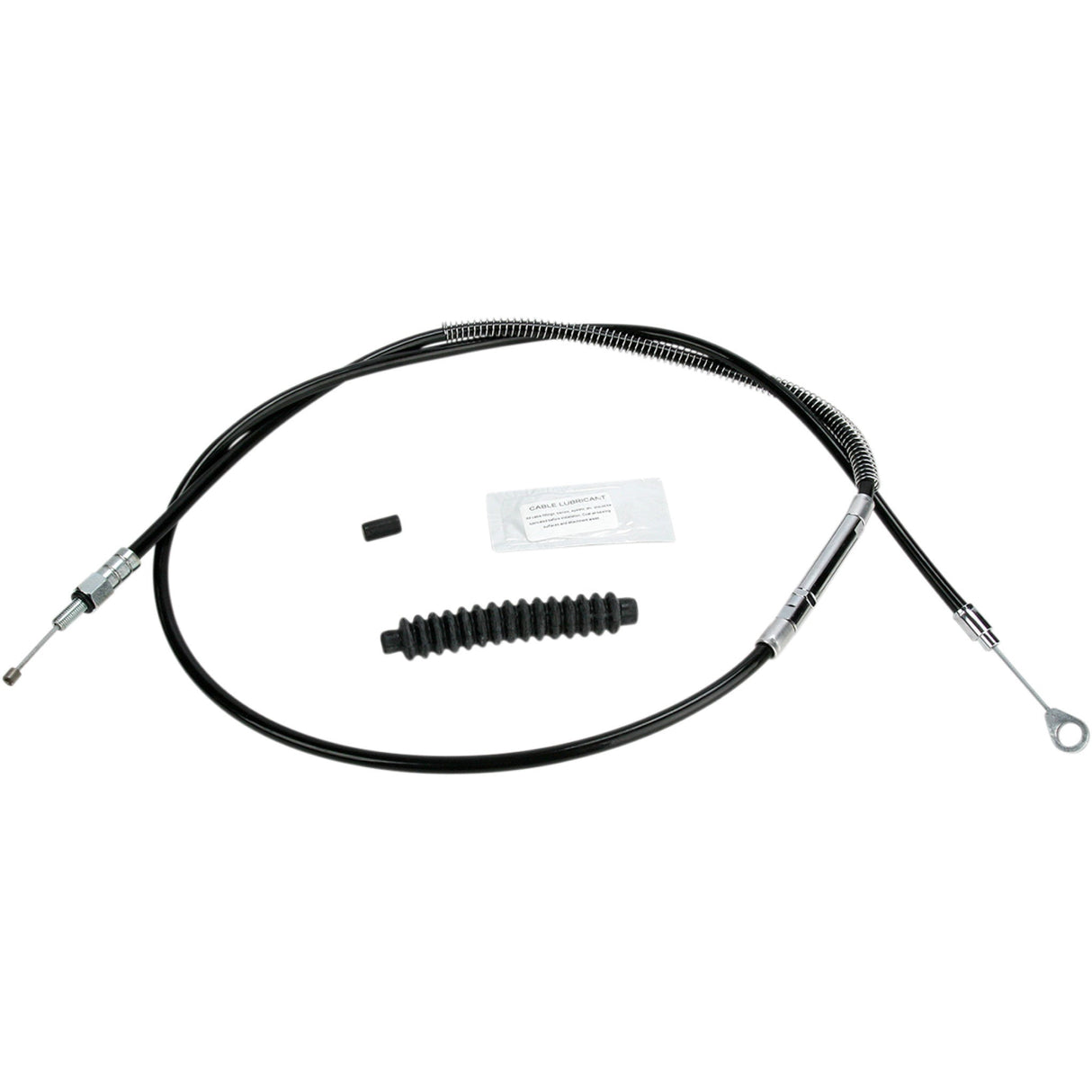 Barnett High-Efficiency Black Vinyl Clutch Cable +6" Size - 101-30-10005-06 For Harley Touring 1989-2006