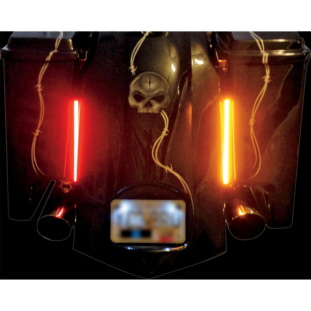 CUSTOM DYNAMICS 2040-1551 MPLASMA10REDPR Plasma Rods™ - 10" Plasma Rod - Red