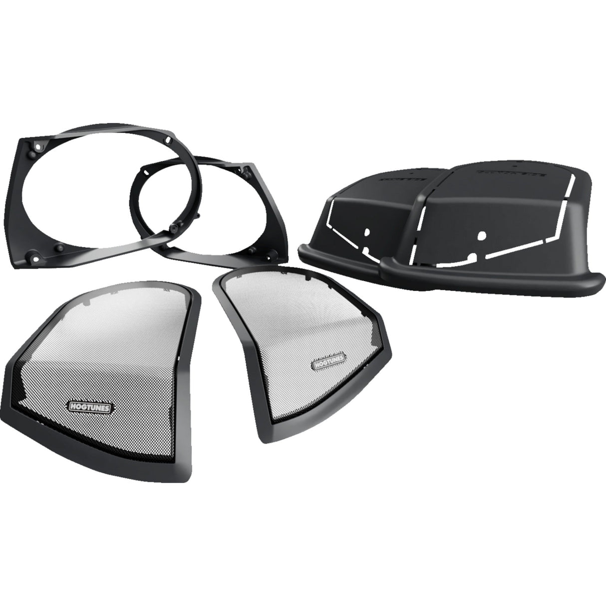 Hogtunes Cut-In Lid Kit For 6"x9" Speakers - Retro Lid-AA For Harley Touring 1998-2013