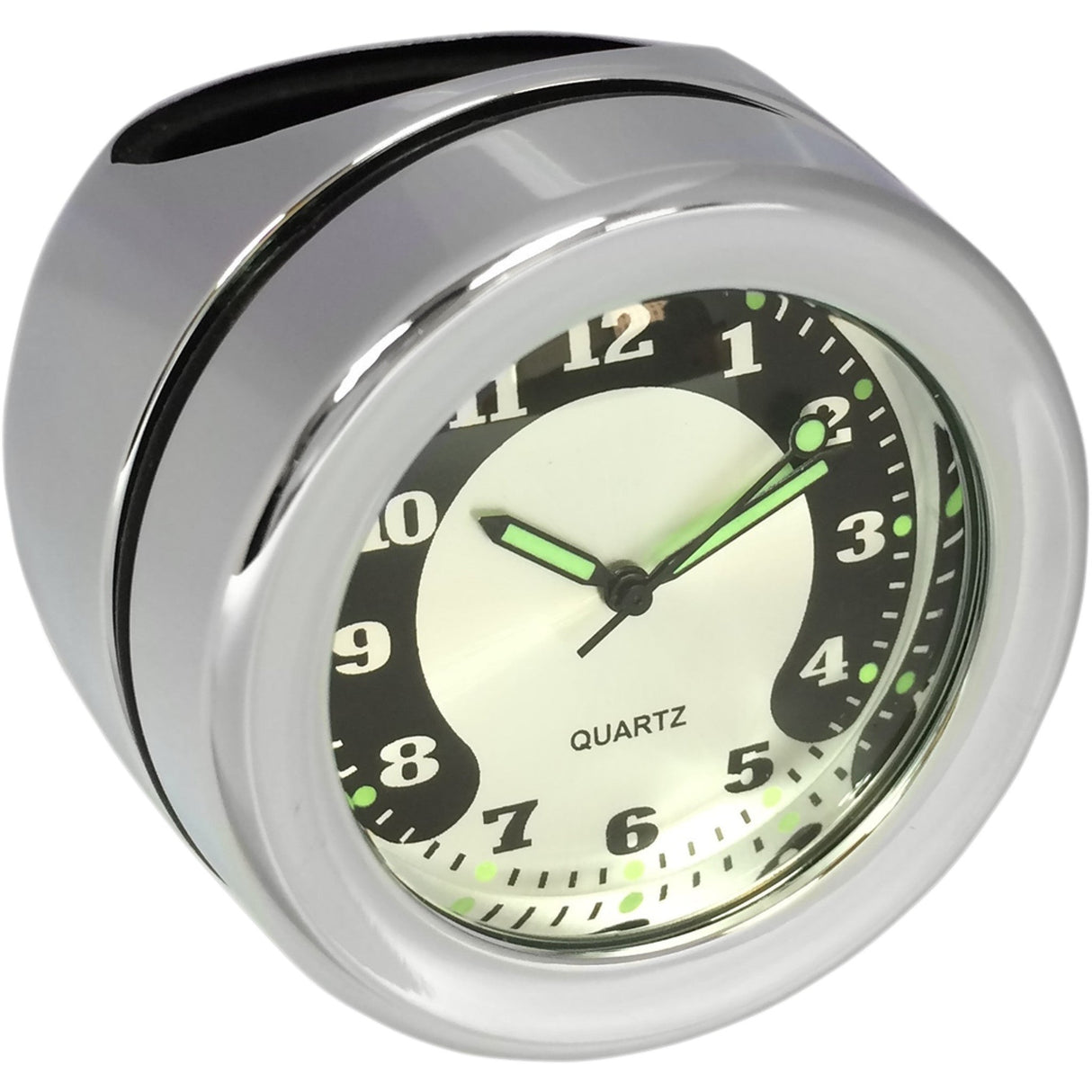 DRAG SPECIALTIES Handlebar Mounted Accessories Mount Clock - Chrome For Bar