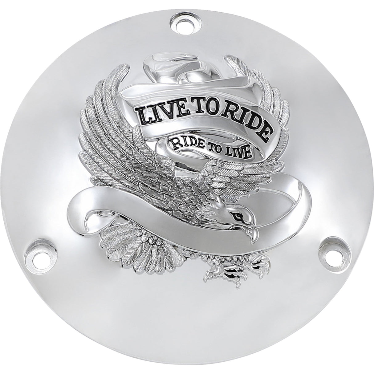 DRAG SPECIALTIES Live to Ride Derby Cover 3 - Hole