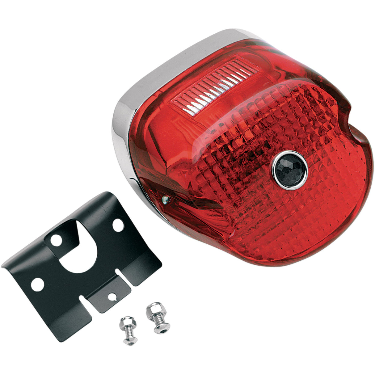 DRAG SPECIALTIES DS-272199 Laydown Taillight Assembly Taillight - Laydown/Blue Dot - Harley Davidson