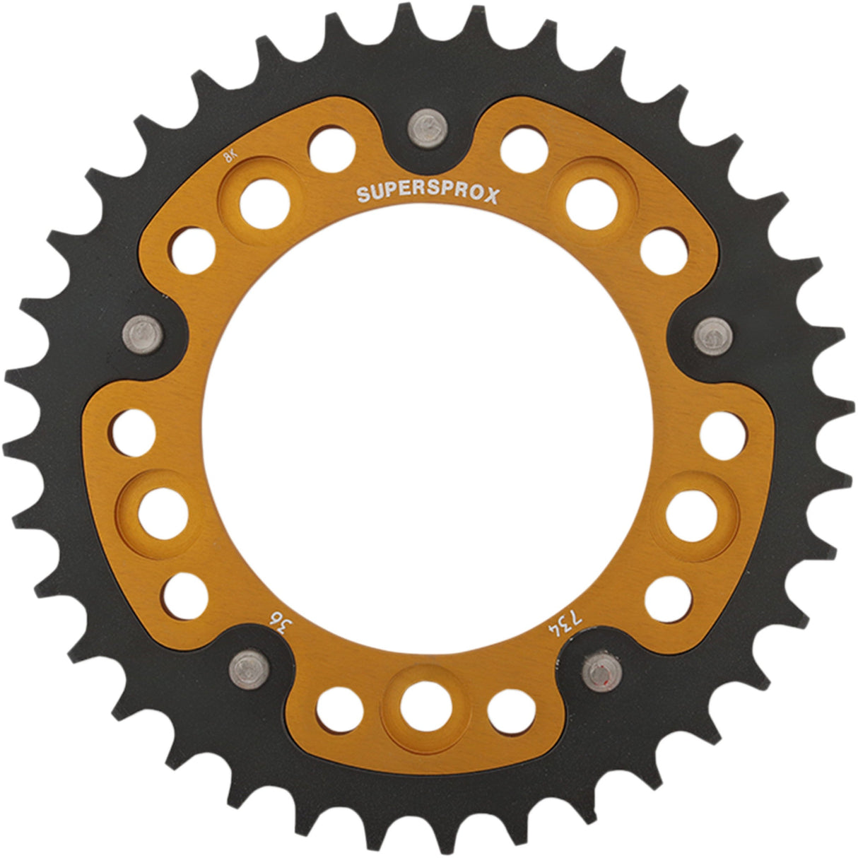 SUPERSPROX 1210-2188 RST-744-36-GLD Stealth Rear Sprocket 36 tooth - gold - ducati