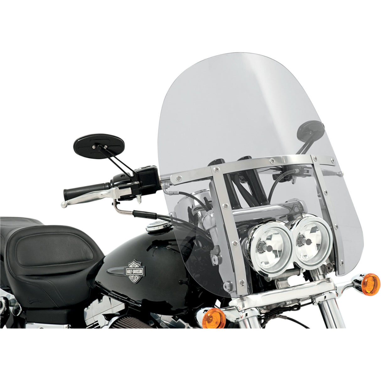 MEMPHIS SHADES 2313-0134 MEM6830 Memphis Fats Windshield - 17" - Clear - FXDF