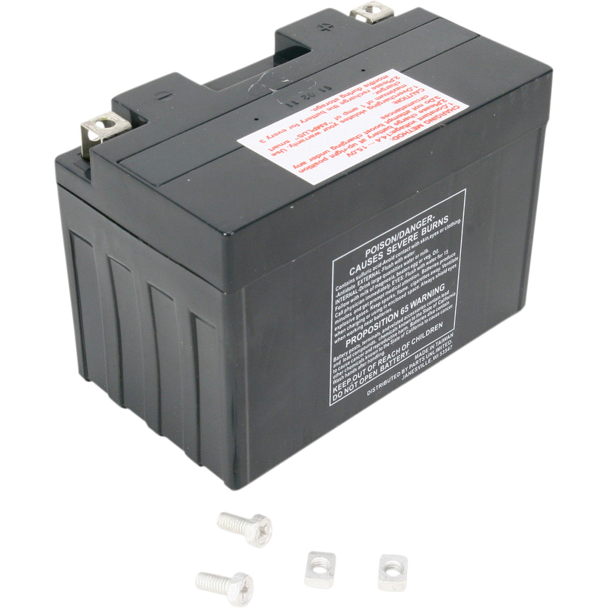 Parts Unlimited Factory-Activated AGM Maintenance-Free Battery YT12A-BS Suzuki Motorcycles 1998-2020