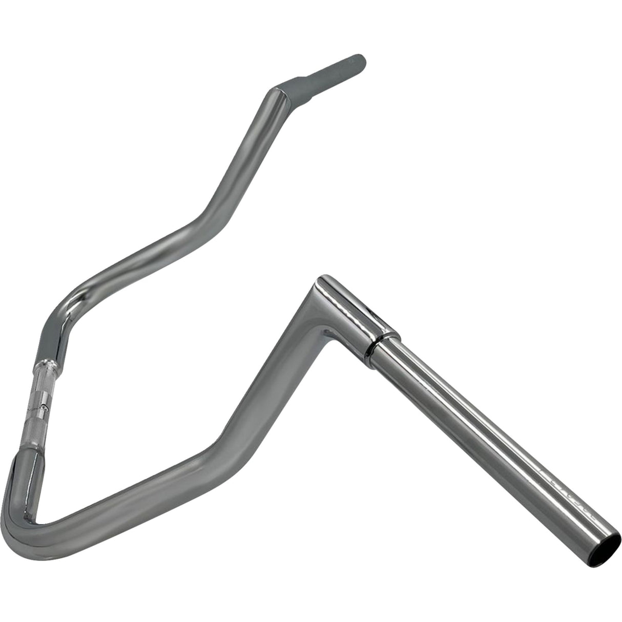 FAT Baggers INC. 1-1/4" EZ Install Flat Top Handlebar Reduced Reach 13" Chrome - 705013 For Harley Touring 2008-2025