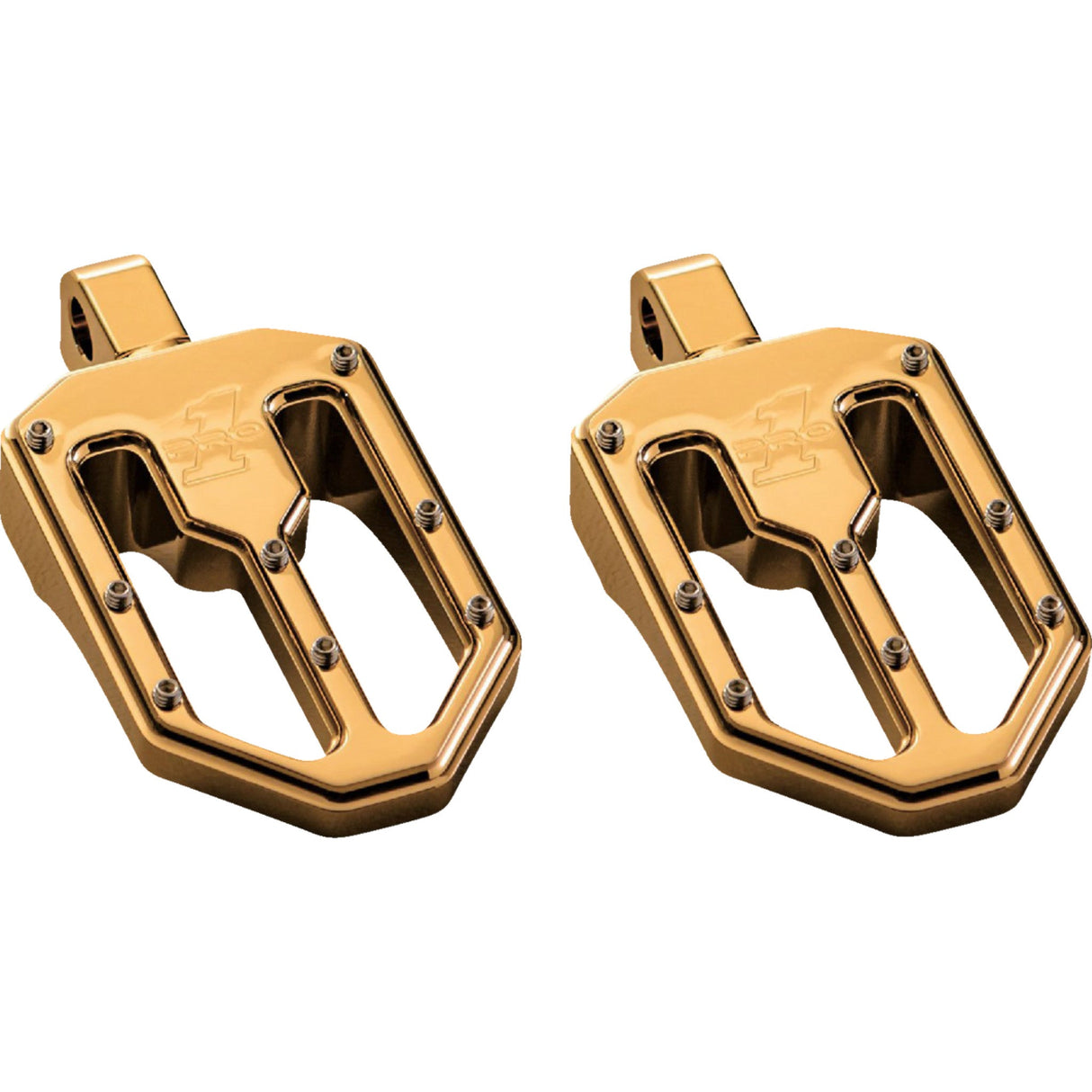 PRO-ONE PERF.MFG. 1620-2280 500751TIN Moto V1 Foot Peg Moto V1 Peg - Male - Gold
