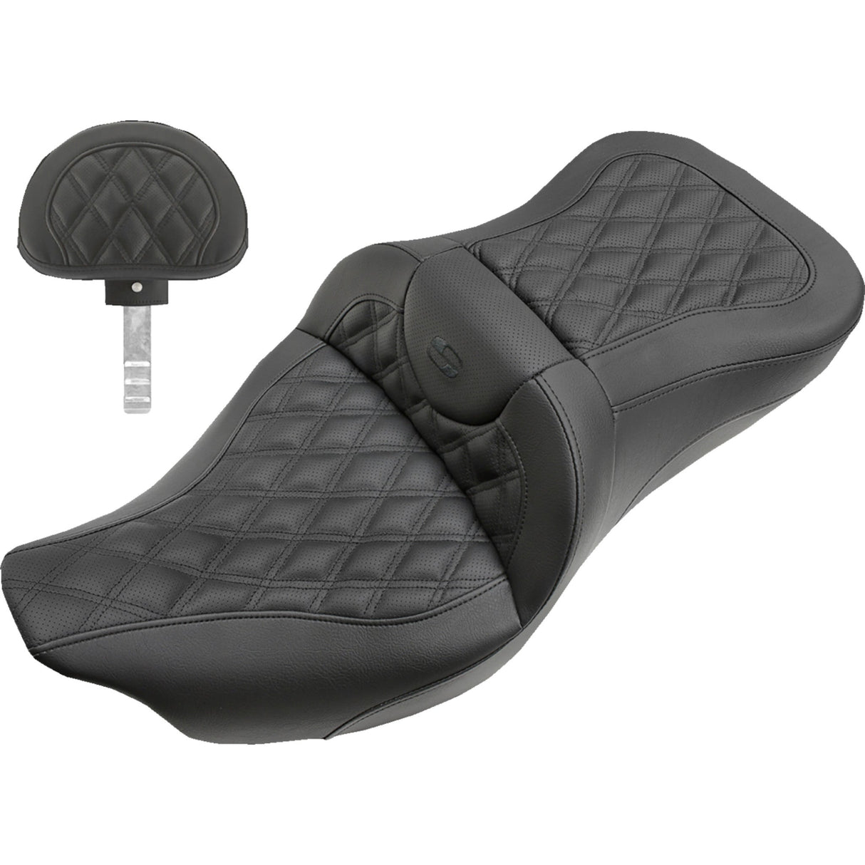 Saddlemen Road Sofa Seat - 808-07B-184BR For Harley Touring 2008-2025