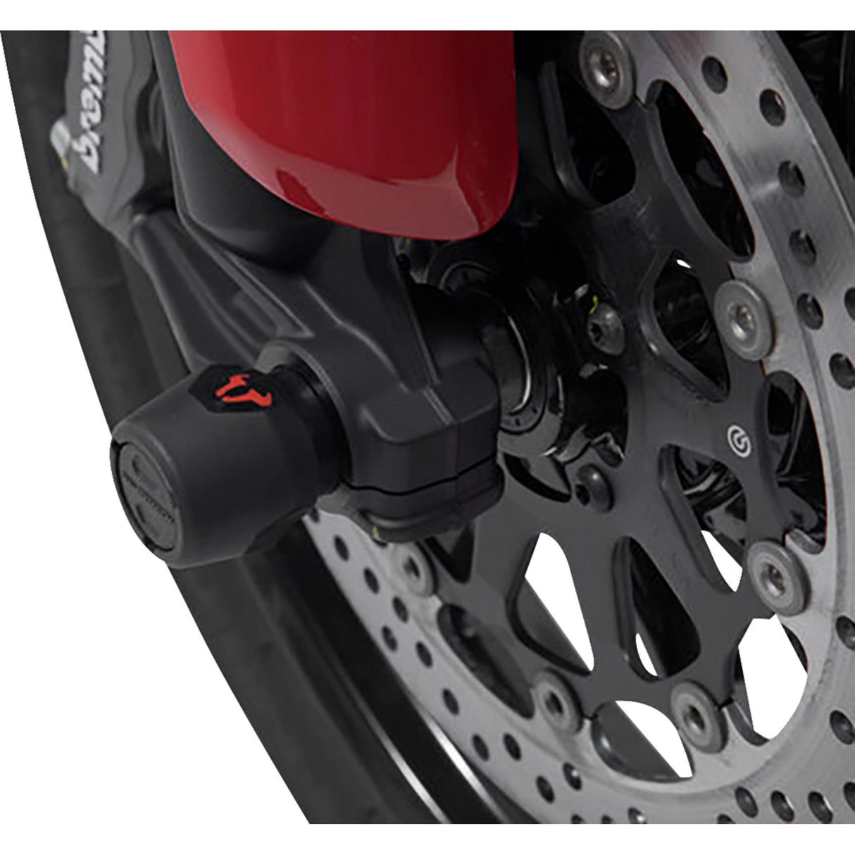 SW-MOTECH 0505-2266 STP.22.176.10600/B Front Axle Slider Axle Sliders - Front - Set - Ducati