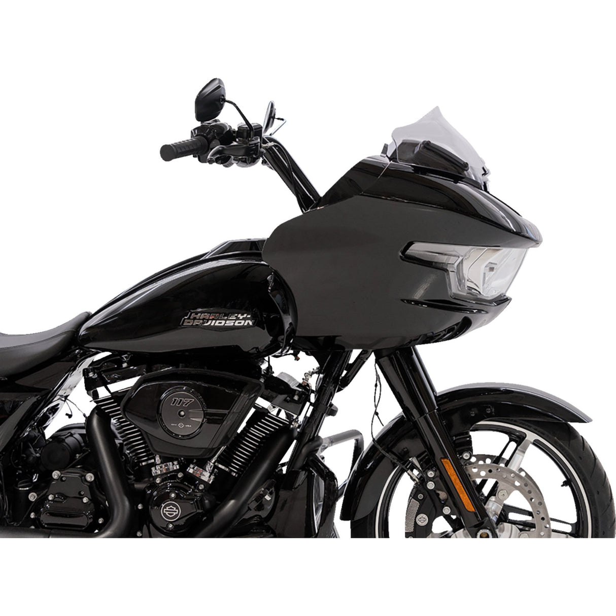 Klock Werks Sport Flare® Windshield 8" Clear - KWW-01-0708-C For Harley Road Glide 2023-2026