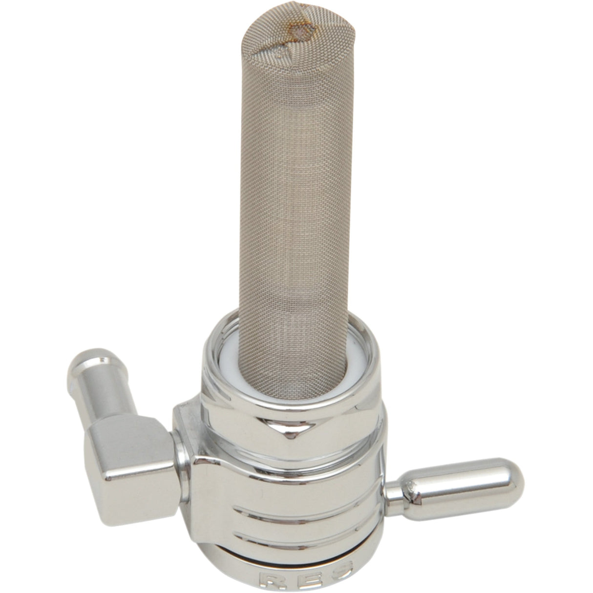 GOLAN PRODUCTS 0705-0019 76-312B-CS "Click-Slick" Fuel Petcock — 22 mm "Click-Slick" Fuel Petcock - Backward - Chrome - 22mm
