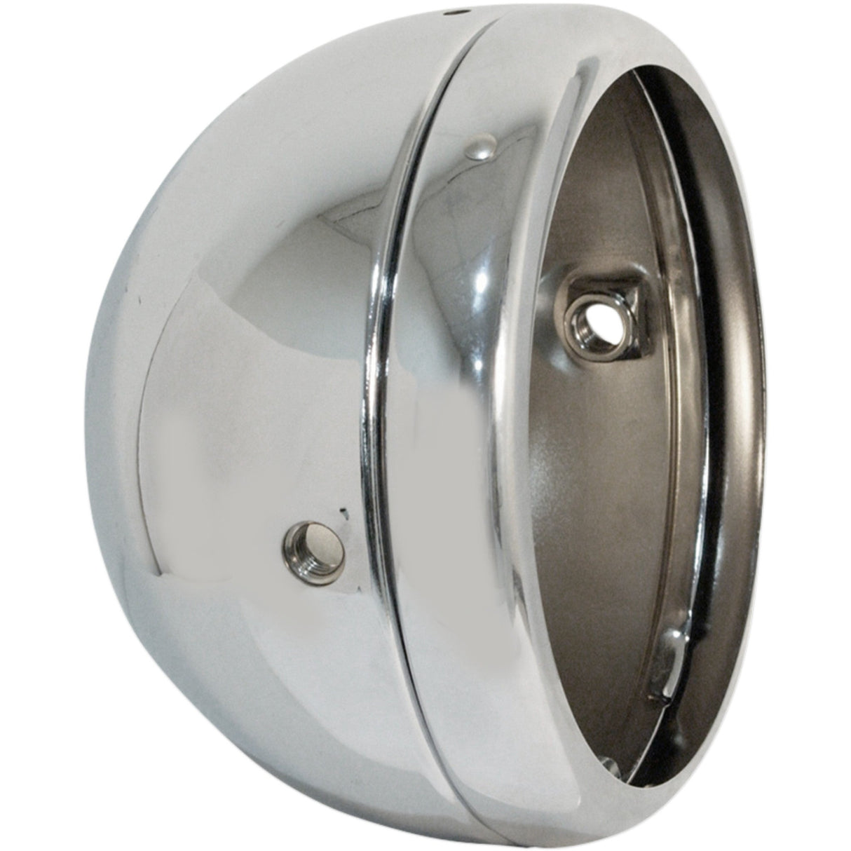 EMGO 2001-1183 66-65073 Lucas Style 5-3/4" Side Mount Headlight Shells 5 3/4" Lucas Style Headlight Shell - Chrome
