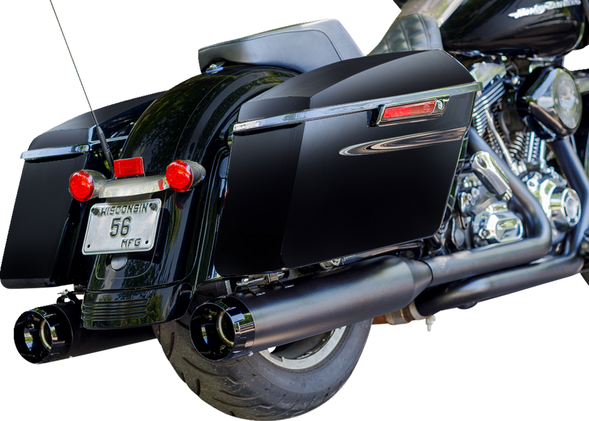 4-1/2" MK45 Performance Mufflers - Black with Black Thruster - 1801-0849