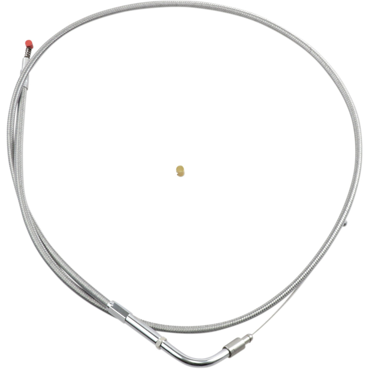 Barnett Stainless Steel Throttle Idle Cable - 102-30-40016 For Harley Touring 2002-2007