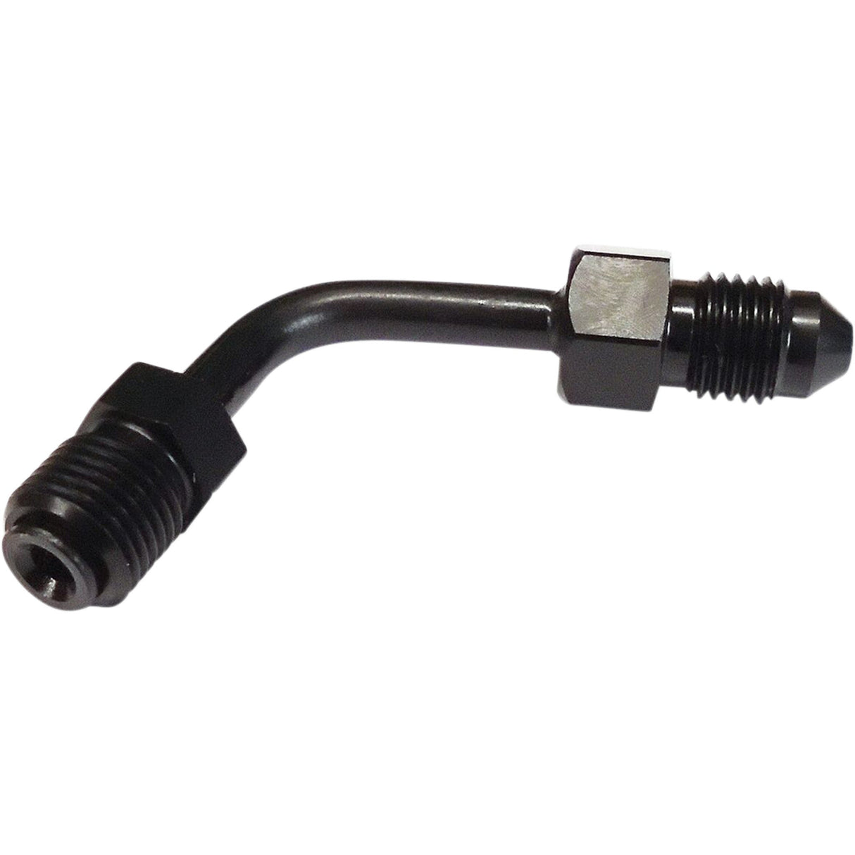 Magnum Shielding ABS Upper Brake Line Adapter 4-3/4" Length Black - AS47026 For Harley Softail 2018-2024