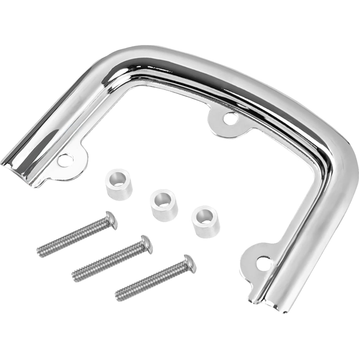 SADDLEMEN 0822-0623 15725C 3-Point Sissy Bar Pad Bracket Sissy Bar Pad Bracket - Chrome