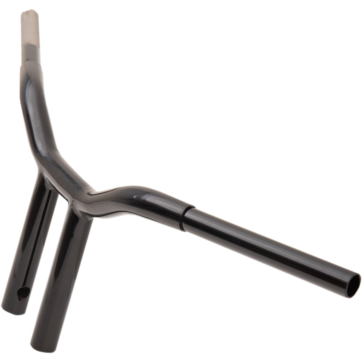LA CHOPPERS 0601-4929 LA-7337-10B Kage Fighter Welded Straight-Riser Handlebar - One Piece - 10" - Black