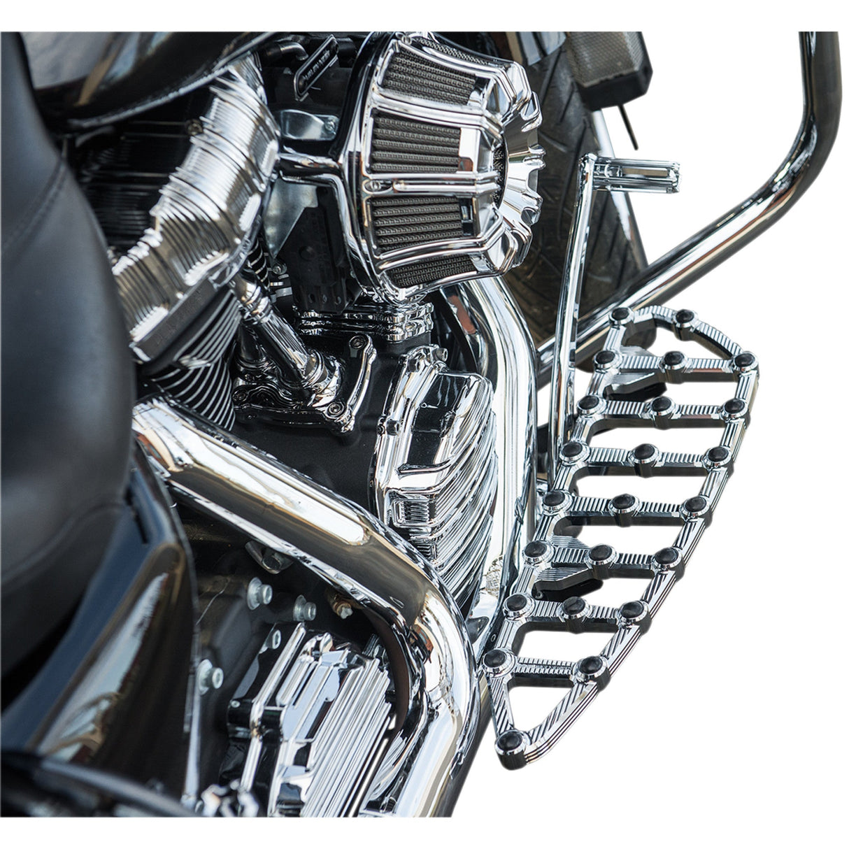 ARLEN NESS 1621-0941 06-890 MX Billet Floorboards - MX Driver Floorboards - Chrome