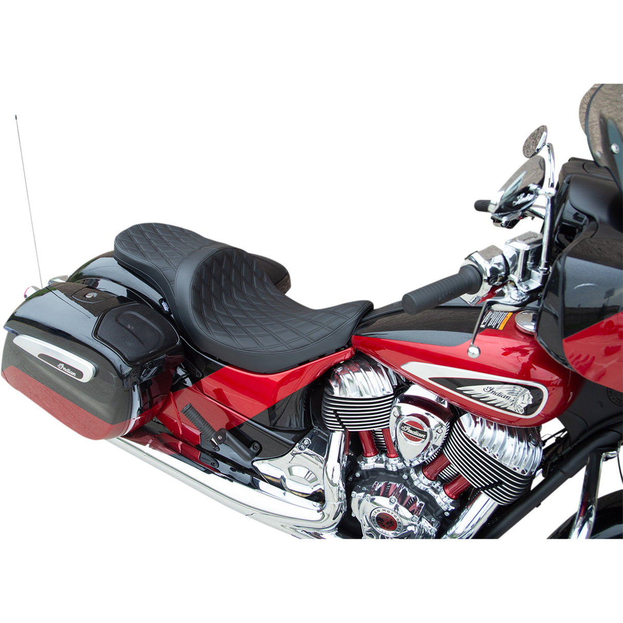 Drag Specialties Touring Seat - 0810-2258 For Indian 2014-2022