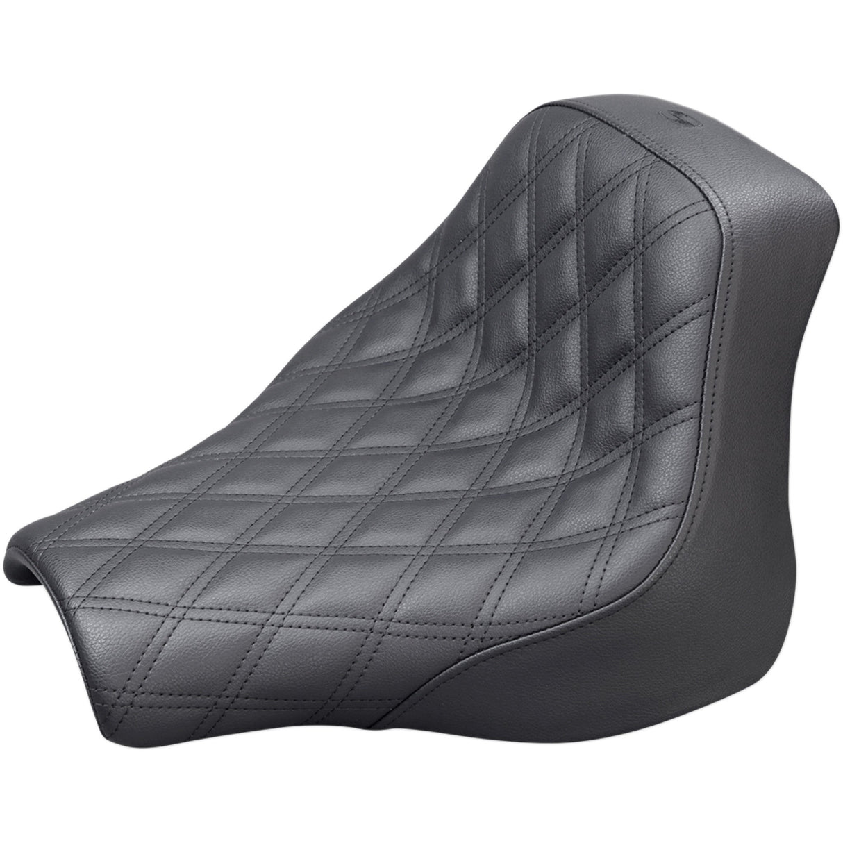 Saddlemen Renegade™ Lattice Stitch Solo Seat Lattice Stitched Black Fxfb - 818-28-002LS For Harley Softail 2018-2023